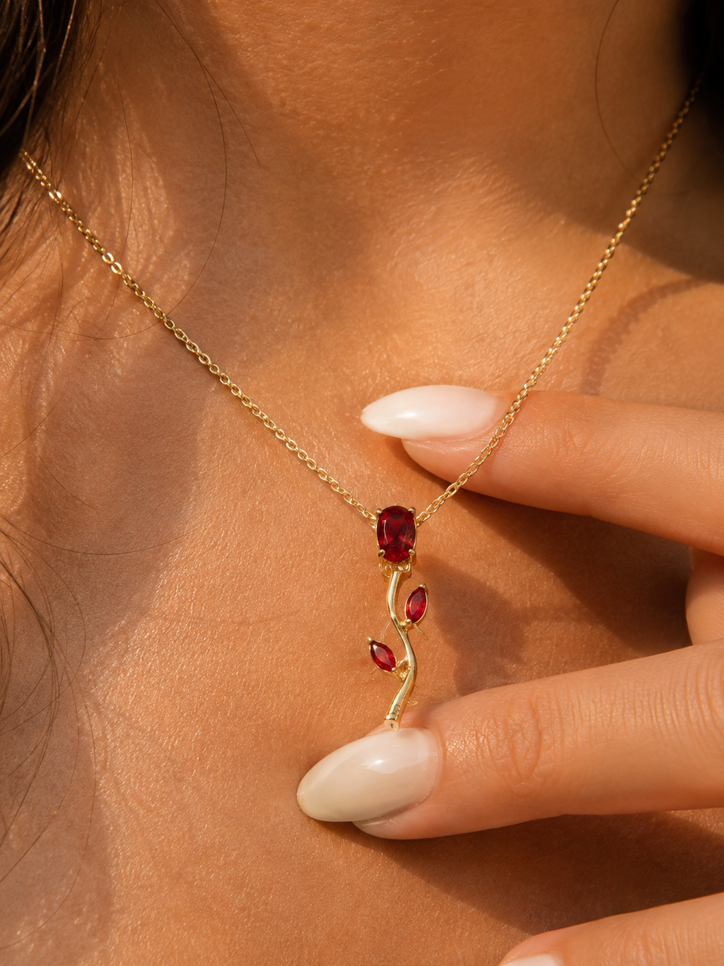 Crimson Vine Necklace