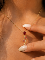 Crimson Vine Necklace