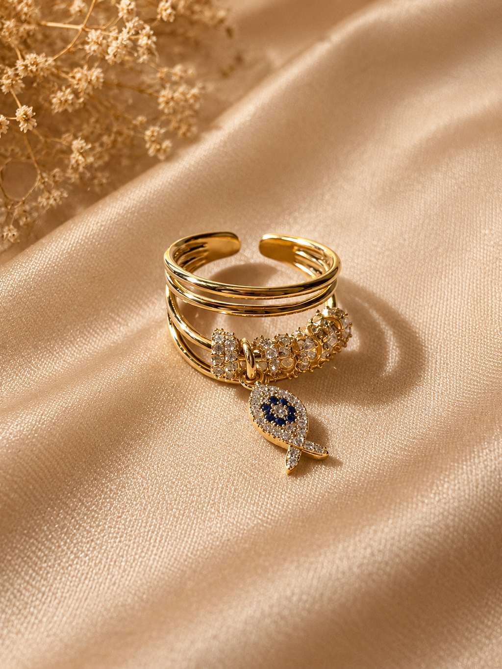 Elysian Eye Charm Ring